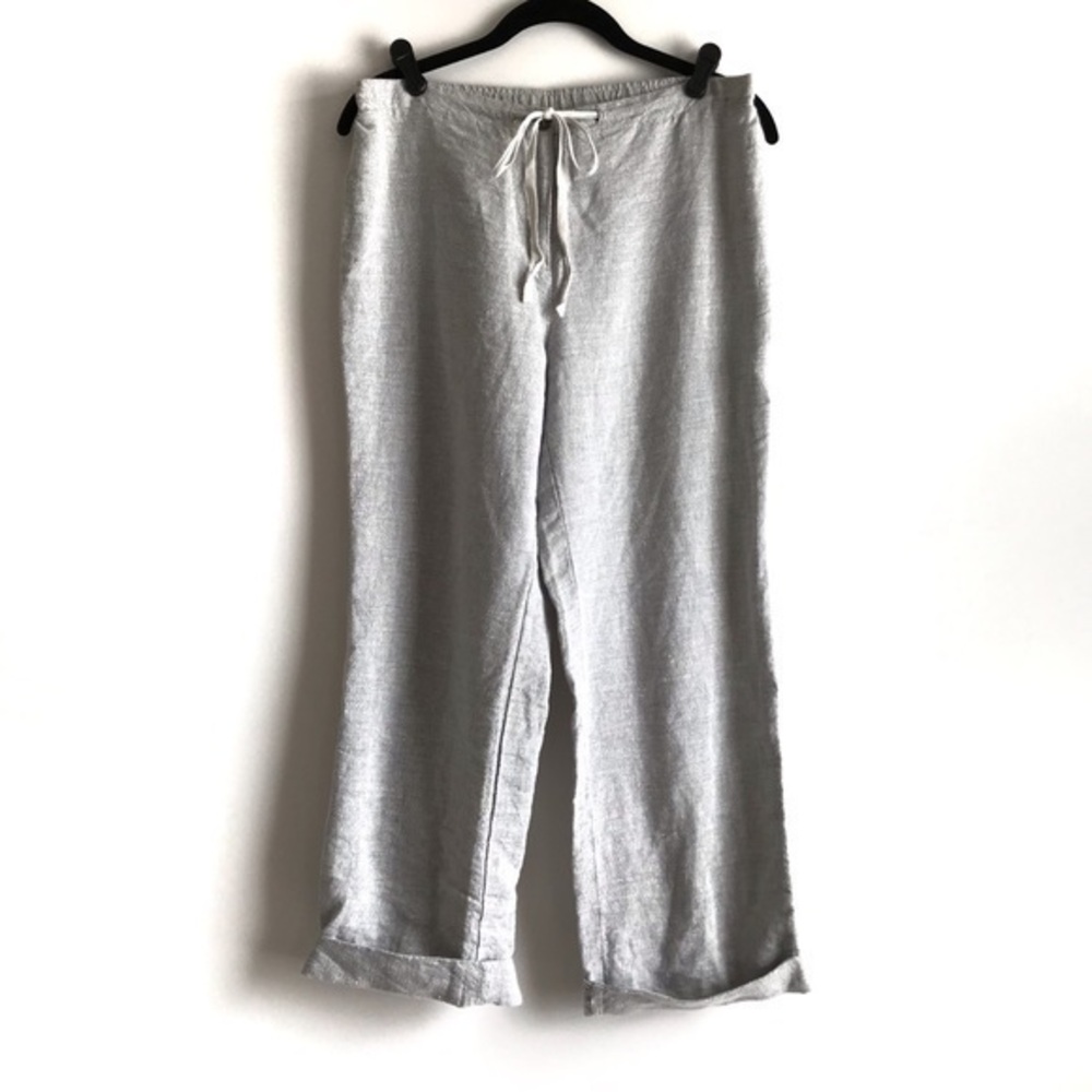 Soft Surroundings Linen Blend Pants size Small